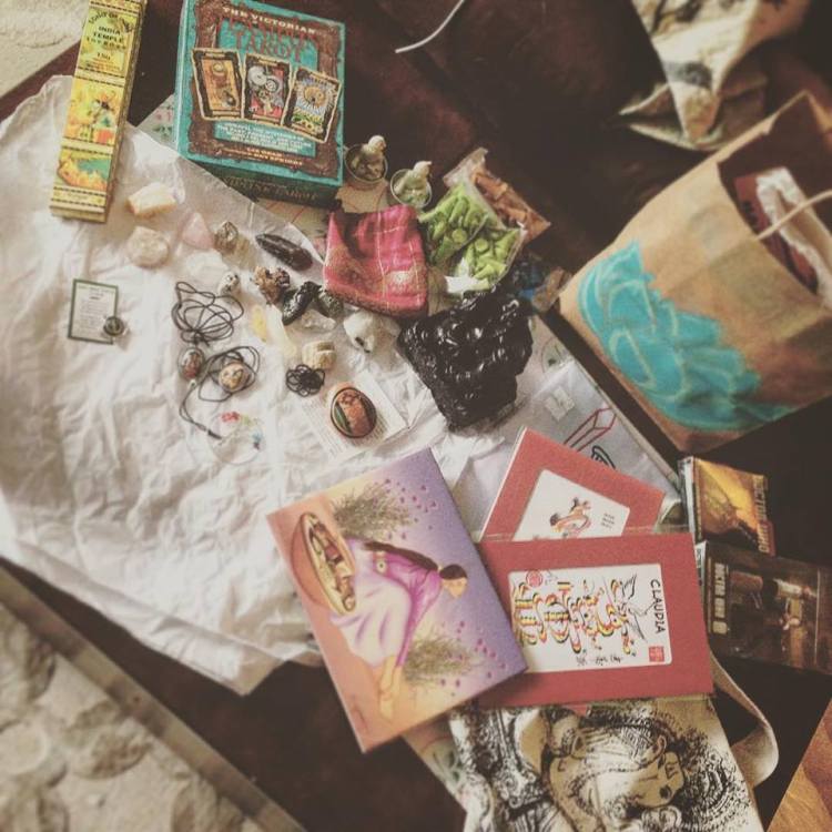 look at all the sacred goods!