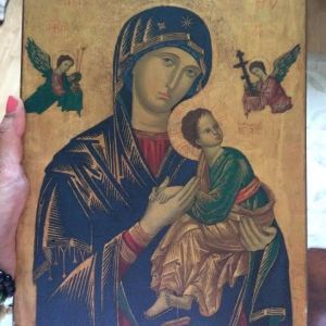 beautiful holy angel Mary & the ever-blessed Jesus Christ